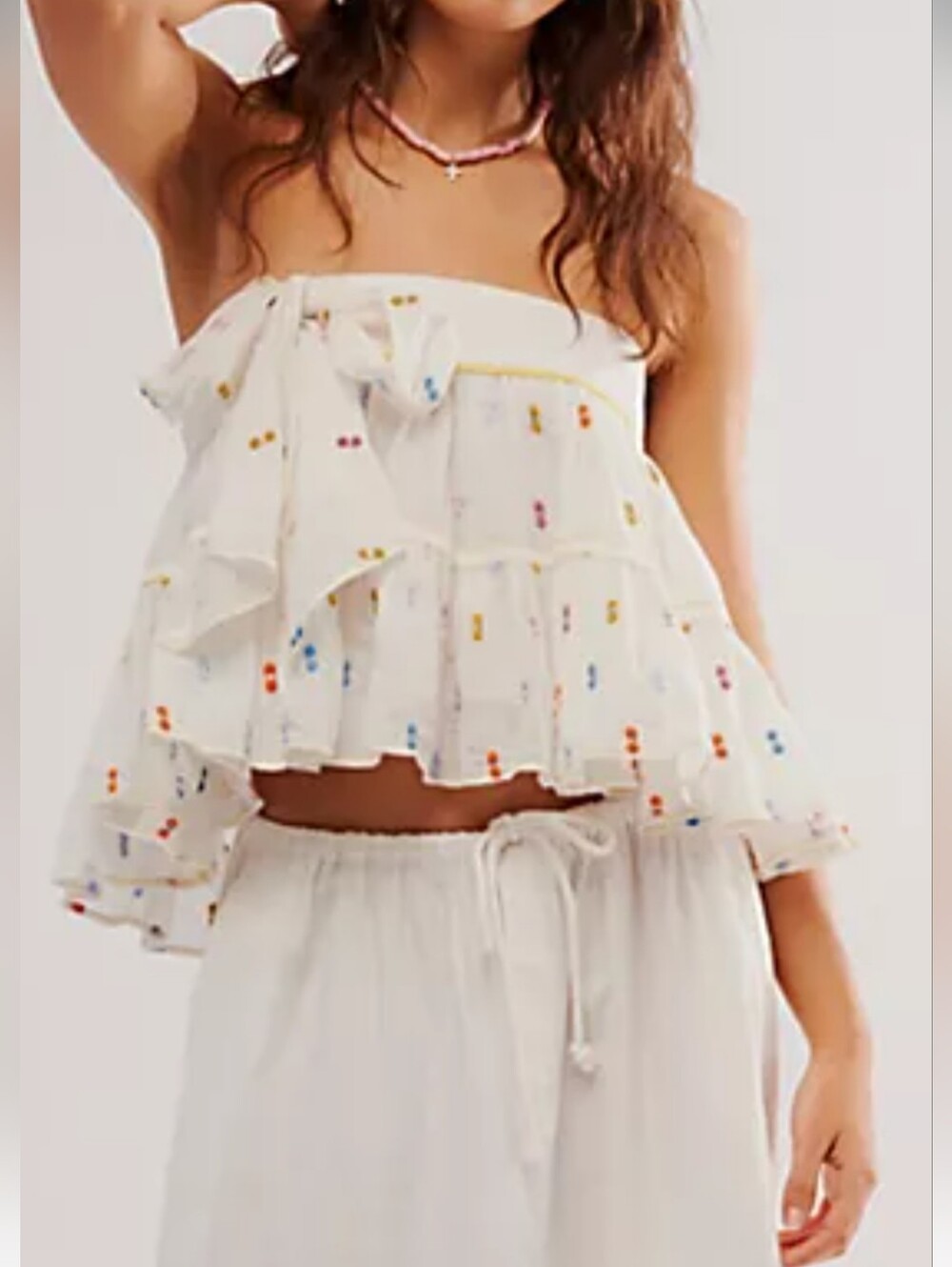 Free People Bow Top / Skirt